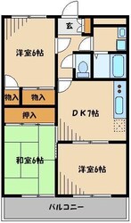 エバーグリーンの物件間取画像